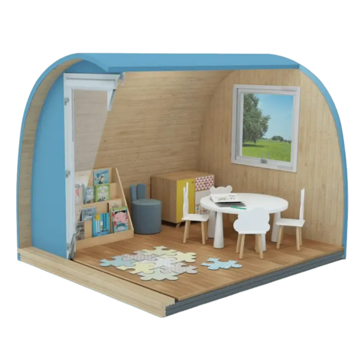 classroom pod for school use in the UK.