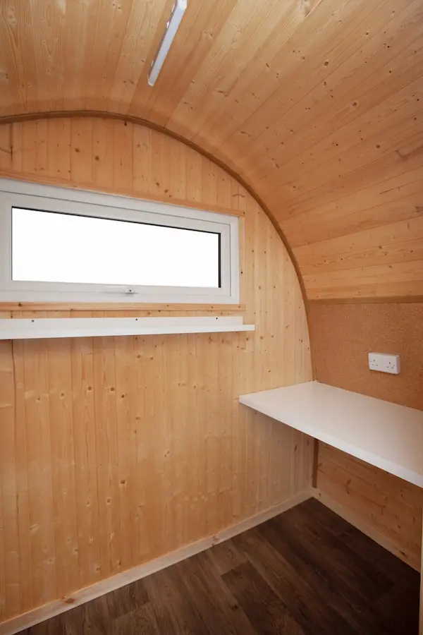 interior small garden office pod