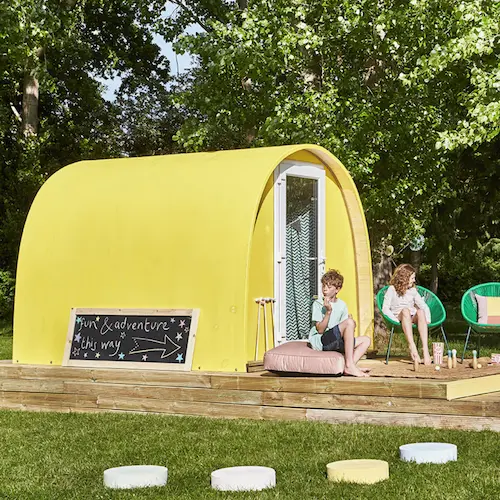 luxury glamping pods