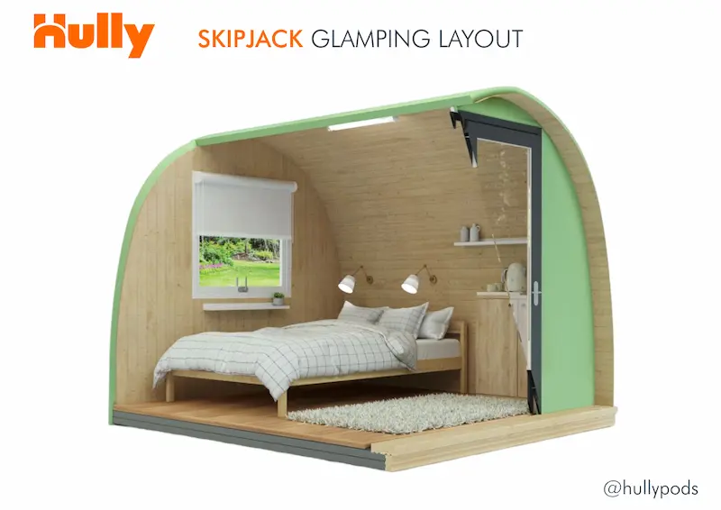 glamping pod render