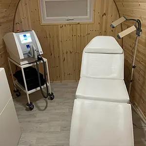 small business in a garden pod